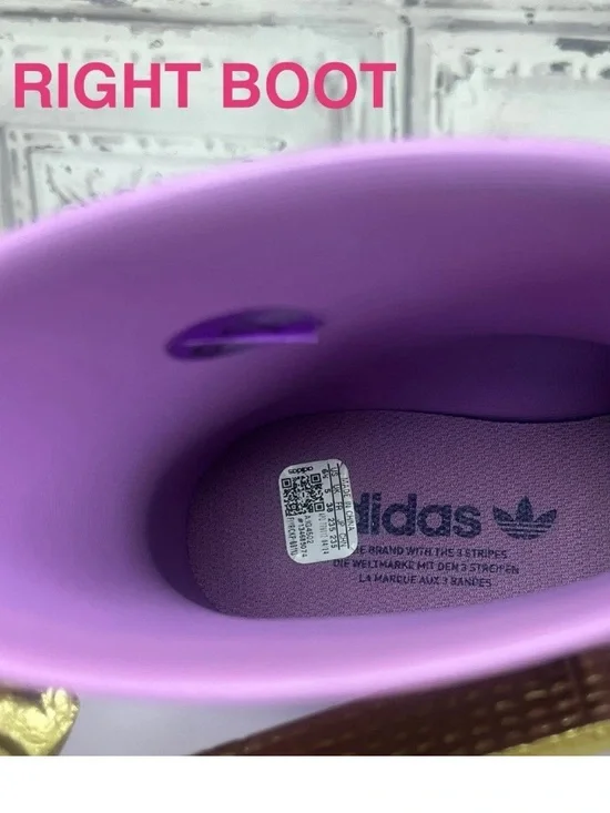 Adidas Adifom Superstar Boots lilac 6.5 nwob - Picture 9 of 16